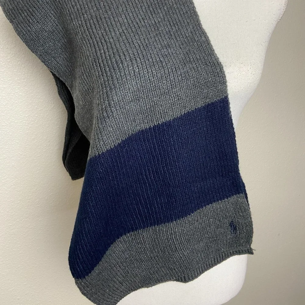POLO Ralph Lauren Knit Two Tone  Long  Winter Scarf